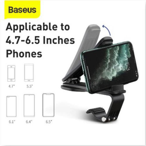 Giá Đỡ Điện Thoại Baseus Big Mouth Pro Car Mount Có Chân Kẹp Điều Chỉnh Giữ Điện Thoại Vào Taplo Xe Hơi Hàng Chính Hãng Baseus