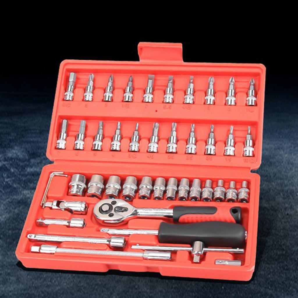 46Pcs Hand Tools Kit In Box