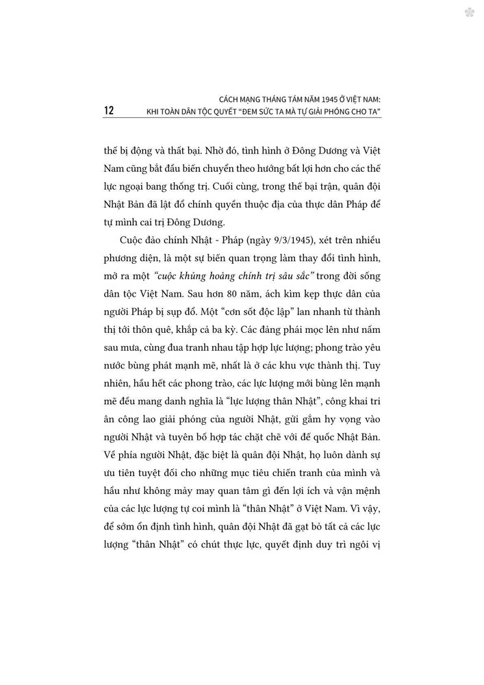 Cách mạng Tháng Tám năm 1945 ở Việt Nam: Khi toàn dân tộc quyết "đem sức ta mà tự giải phóng cho ta"