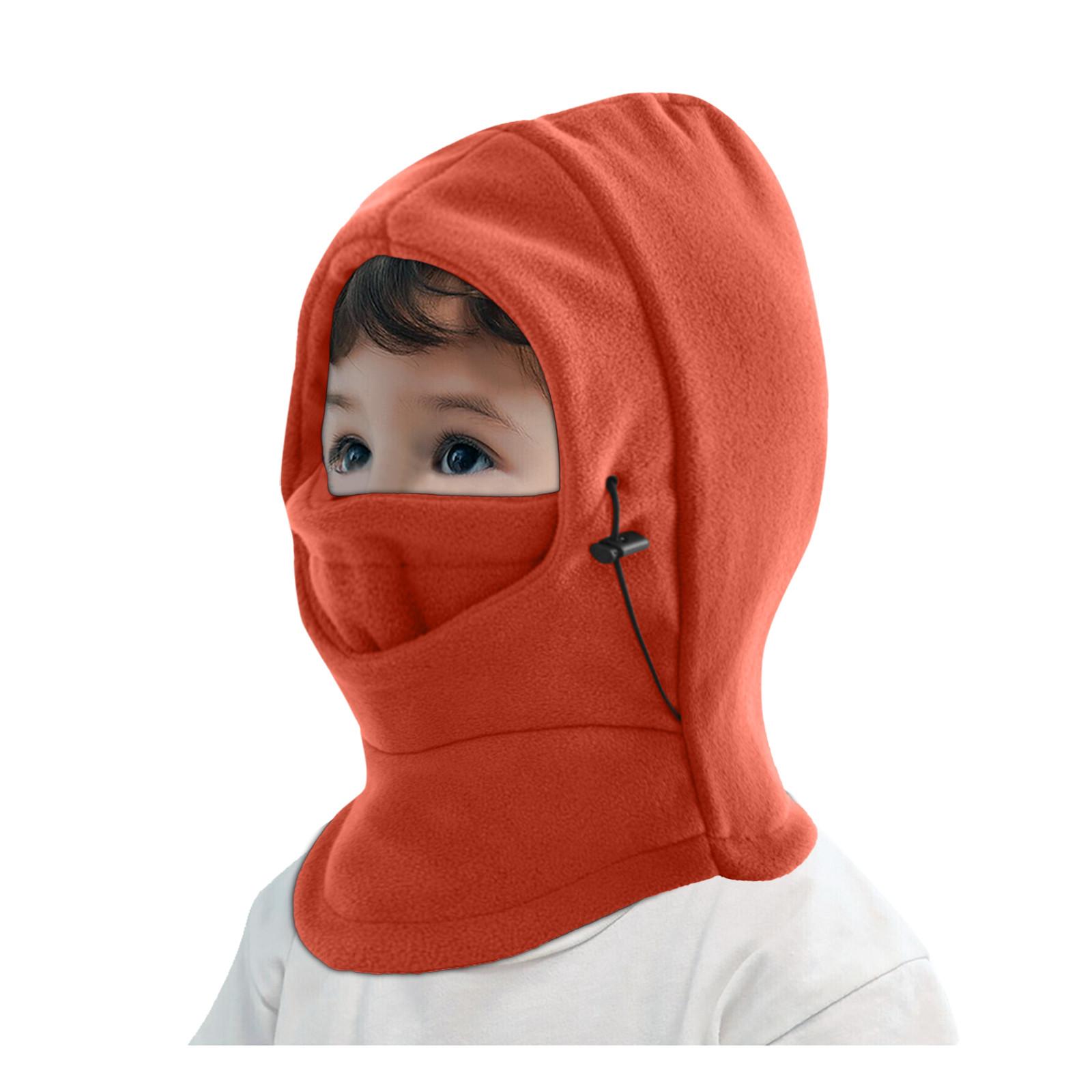 Mùa Đông Ấm Áp Trẻ Em Balaclavas Mũ Chống Gió Trượt Tuyết Đi Xe Đạp Mặt Nạ Mũ Mặt Mũ Trẻ Em Bò Mũ Trẻ Em