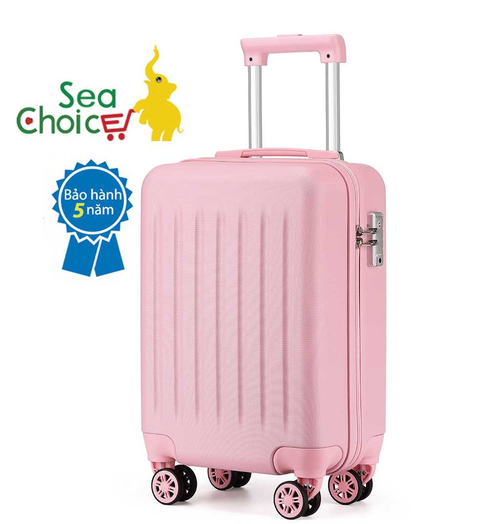 Vali du lịch cabin Sea Choice chất liệu Vỏ Cứng ABS 19'' vali nhỏ của trẻ em có khóa TSA và dây kéo YKK/ 4 bánh xe quay- Bảo hành 5 năm