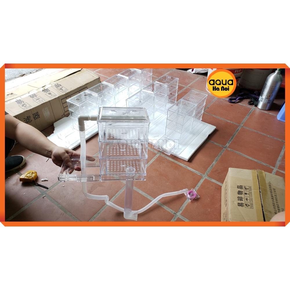 Bộ lọc dàn mưa mica 3 tầng các kích cỡ 60/90cm - dễ dàng tháo lắp vệ sinh