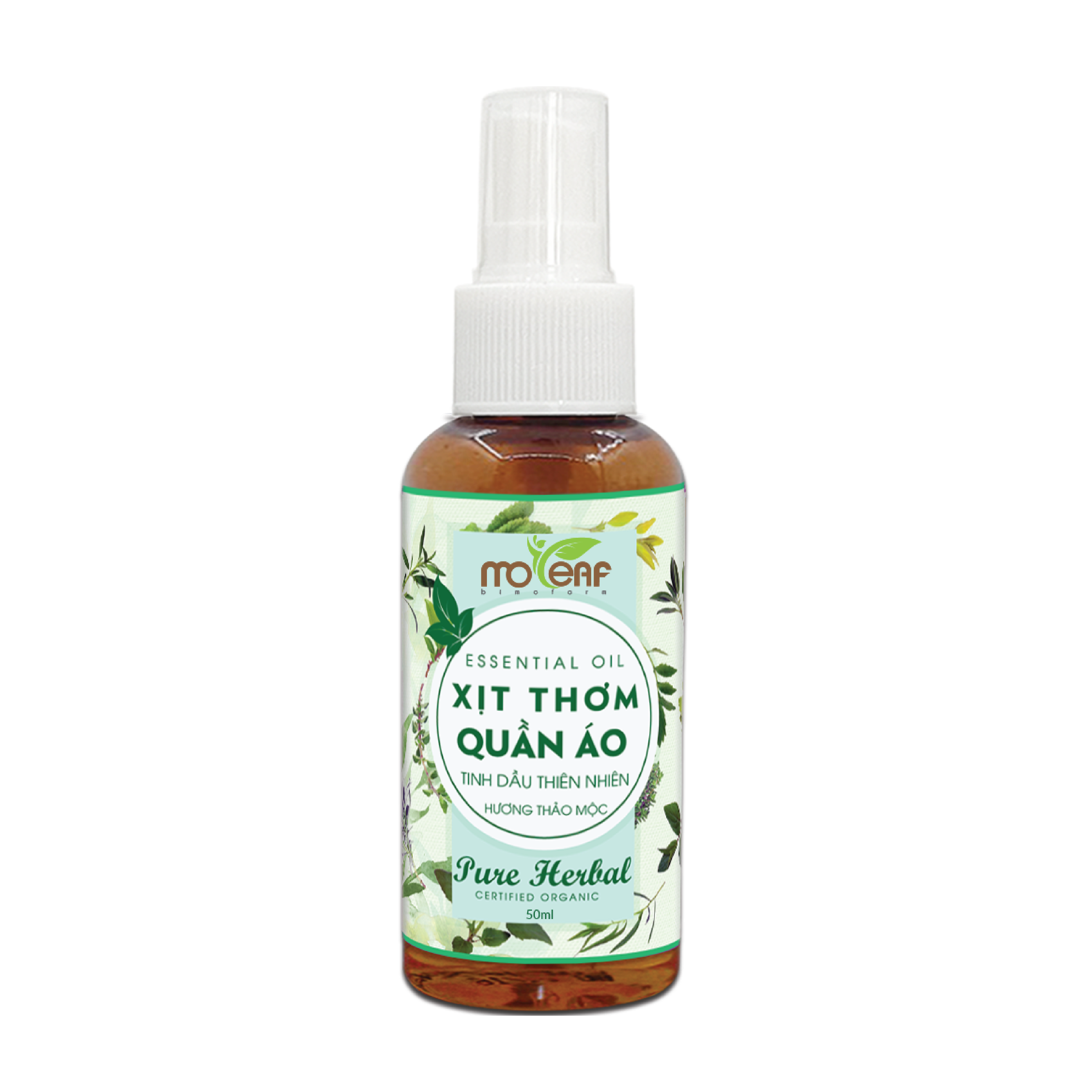 Xịt Thơm Quần Áo Hương THẢO MỘC Moleaf giúp làm phẳng quần áo, khử mùi ẩm mốc với mùi trái cây nhiệt đới ngọt ngào, thanh mát, có thể thay thế nước xả vải, nước hoa
