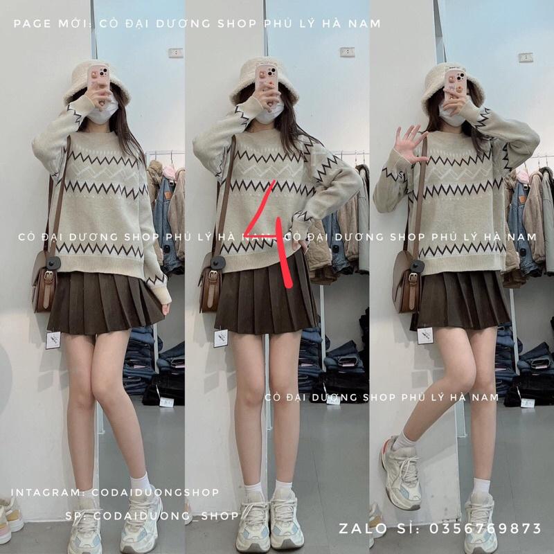 Áo len thổ cẩm 3 màu