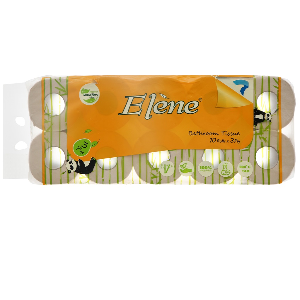 Giấy Vệ Sinh Elène Tre 10 Cuộn 3 Lớp Cao Cấp