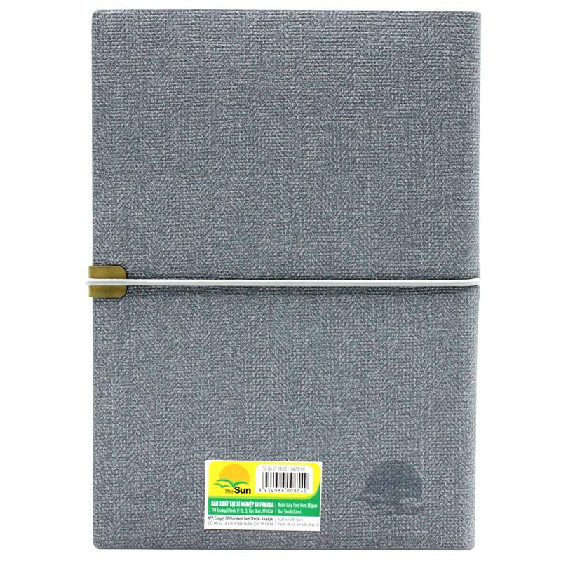 Sổ Bìa Da Kẻ Ngang Có Chấm 200 Trang 80gsm - The Sun ST 09-22