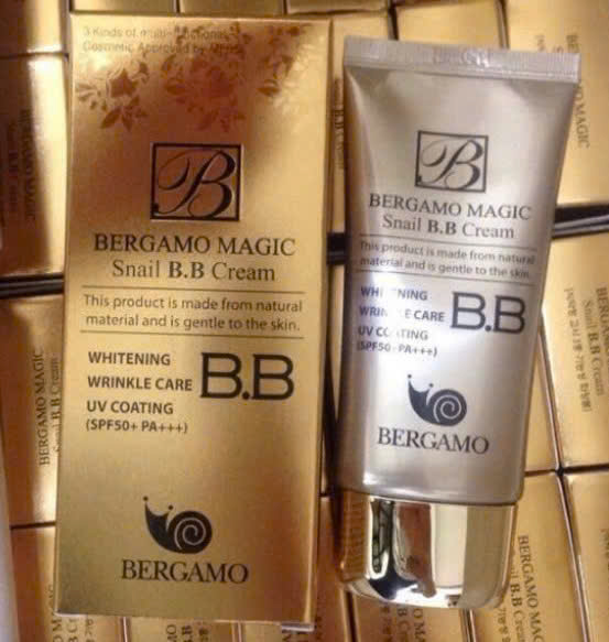 Kem nền BB cream tinh chất từ ốc sên BERGAMO MAGIC SNAIL B.B CREAM SPF50 PA+++ 50ml