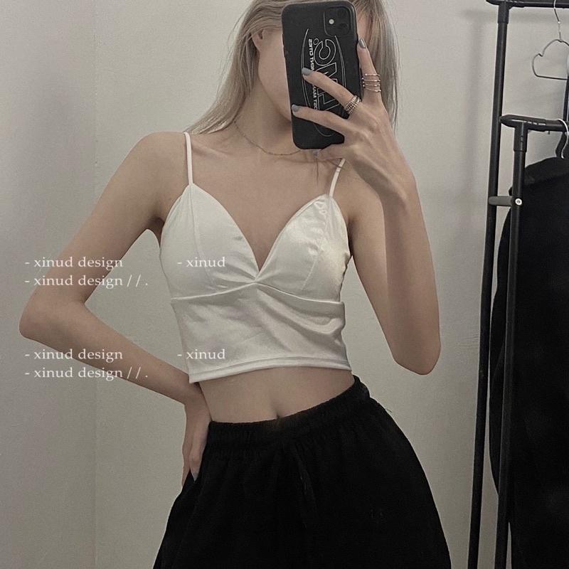 Bralette phi bóng cài sau