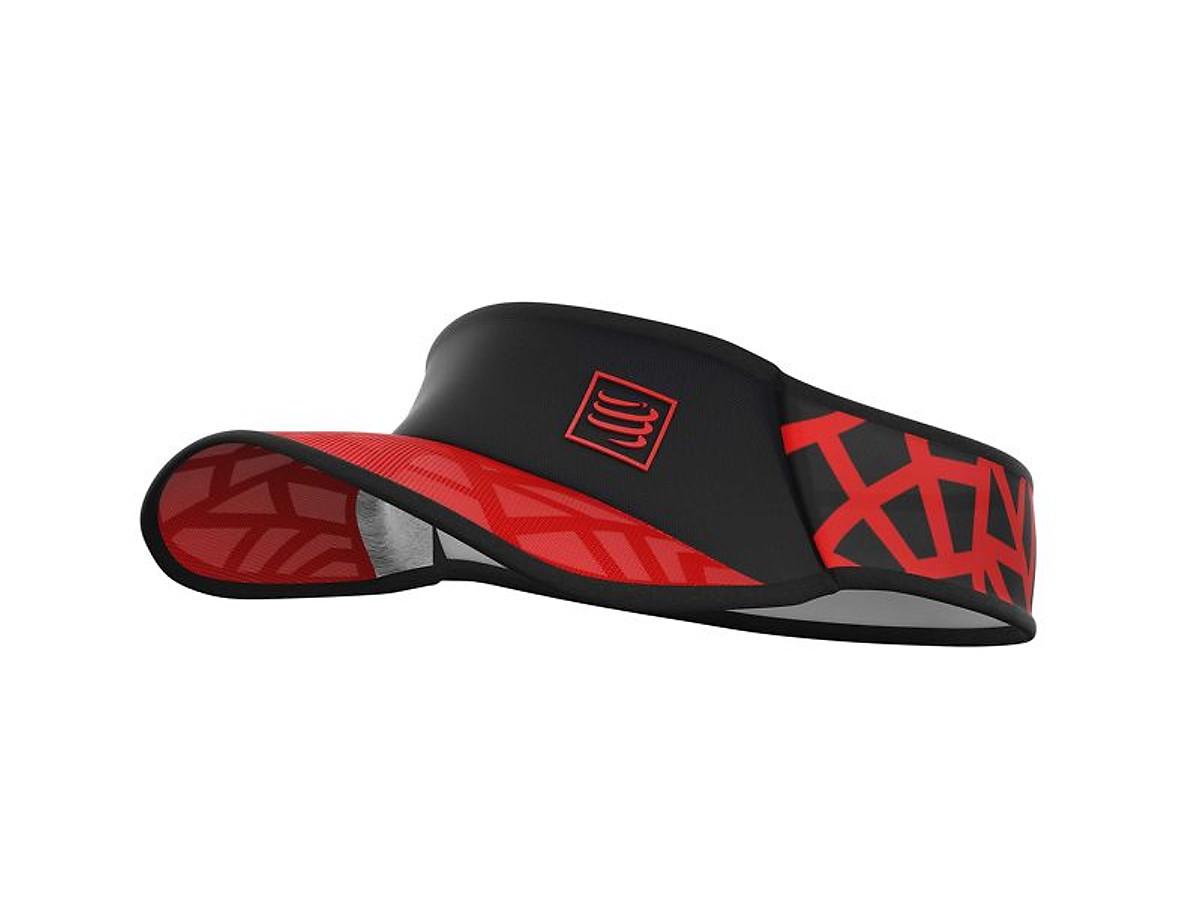 Mũ chạy bộ Com Spiderweb Ultralight Visor - Red/Black