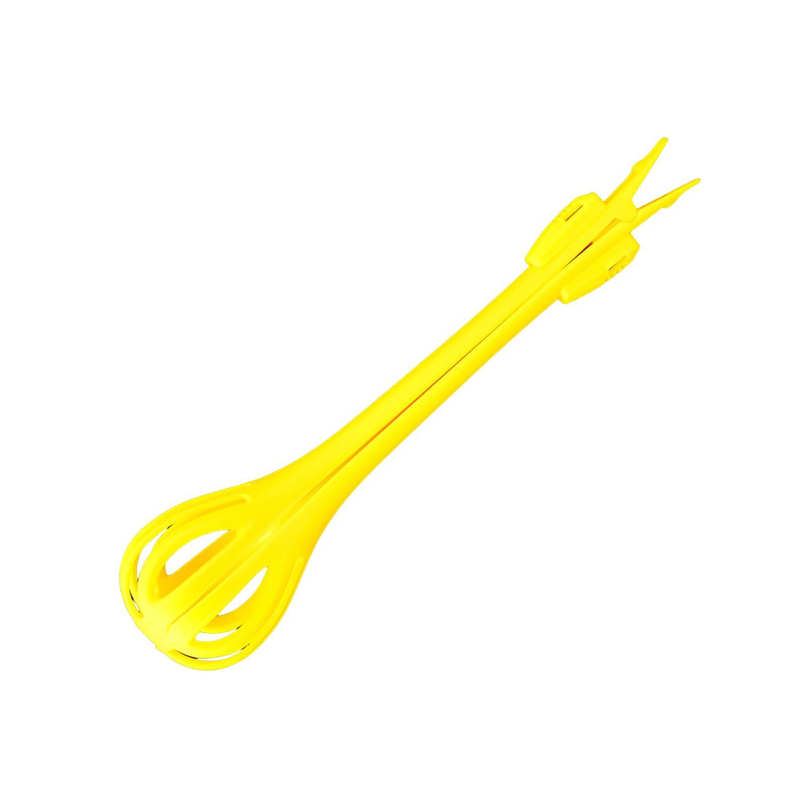 Versatile Egg Beater Whisk with Hanging Holes Noodle Tongs for Stirring Baking Blending