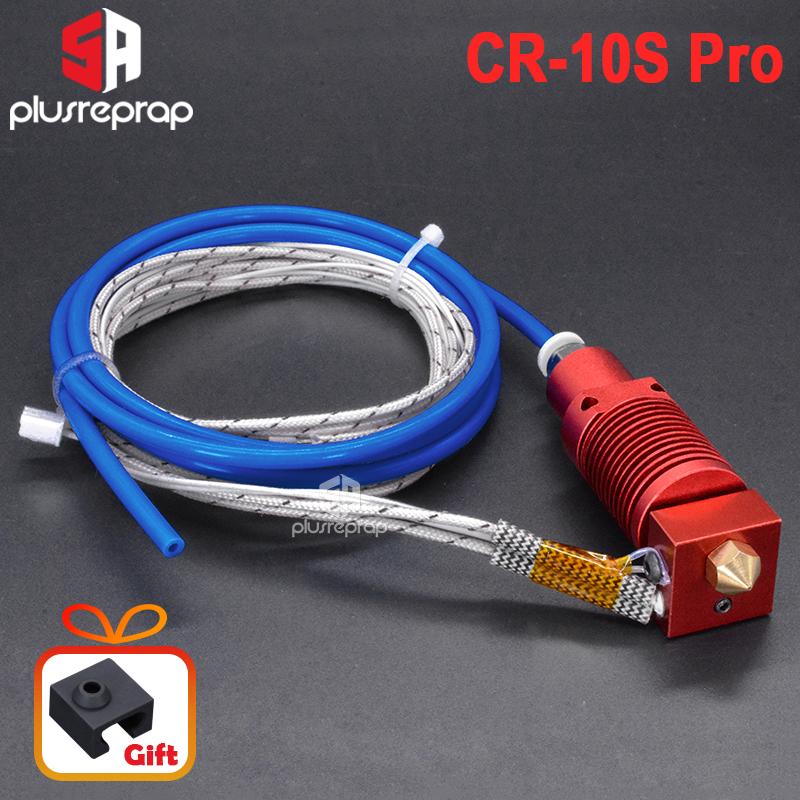 Ender-3/CR10/CR10S 1.75mm J-head Hotend kit Khối Nhiệt Nhôm với Máy Nóng Nhiệt Điện Trở Cho Máy In 3D Với Đầu Phun 0.4mm Một Phần
