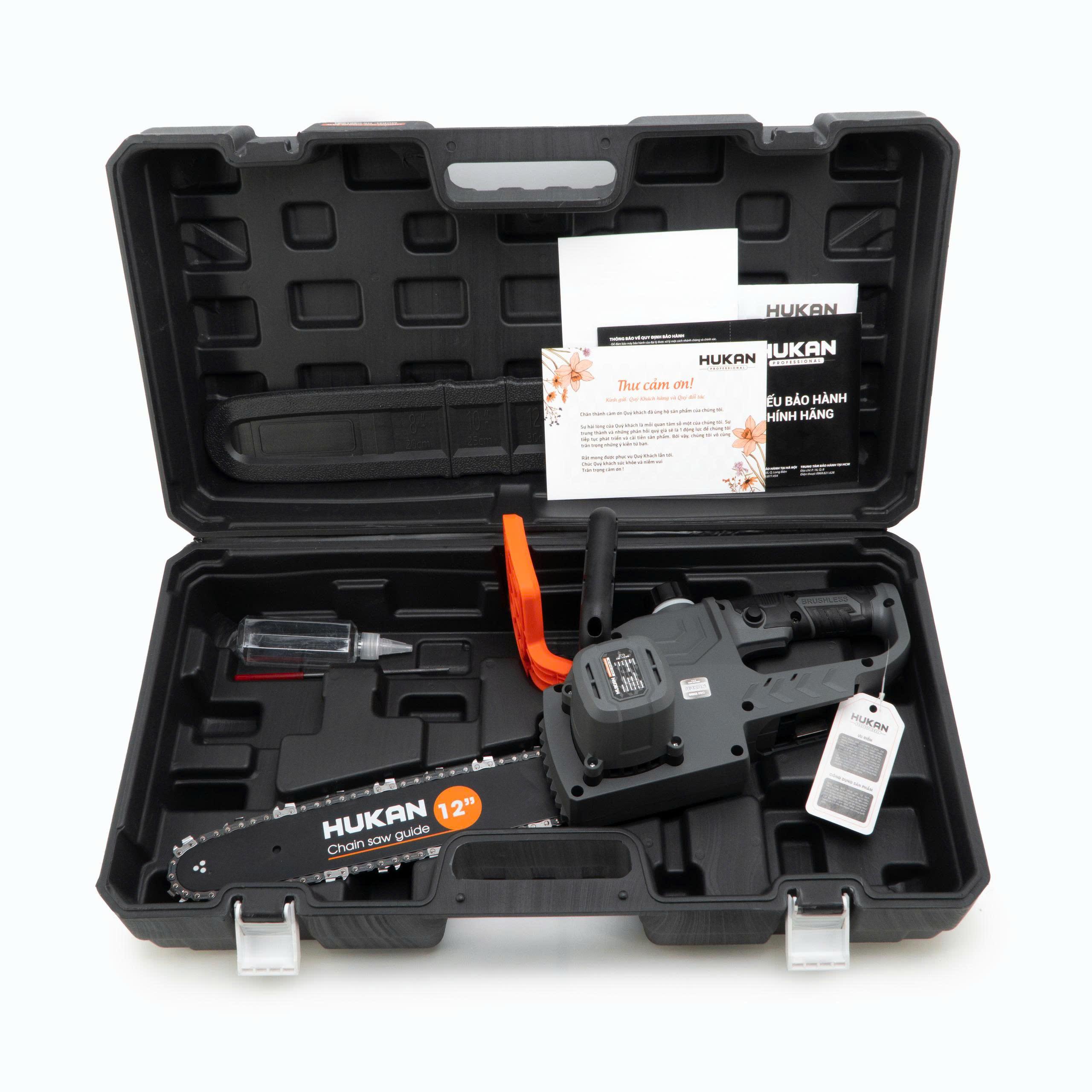 THÂN MÁY CƯA XÍCH PIN 260MM 950W BODY HK/CS012IBL HUKAN -HÀNG CHÍNH HÃNG