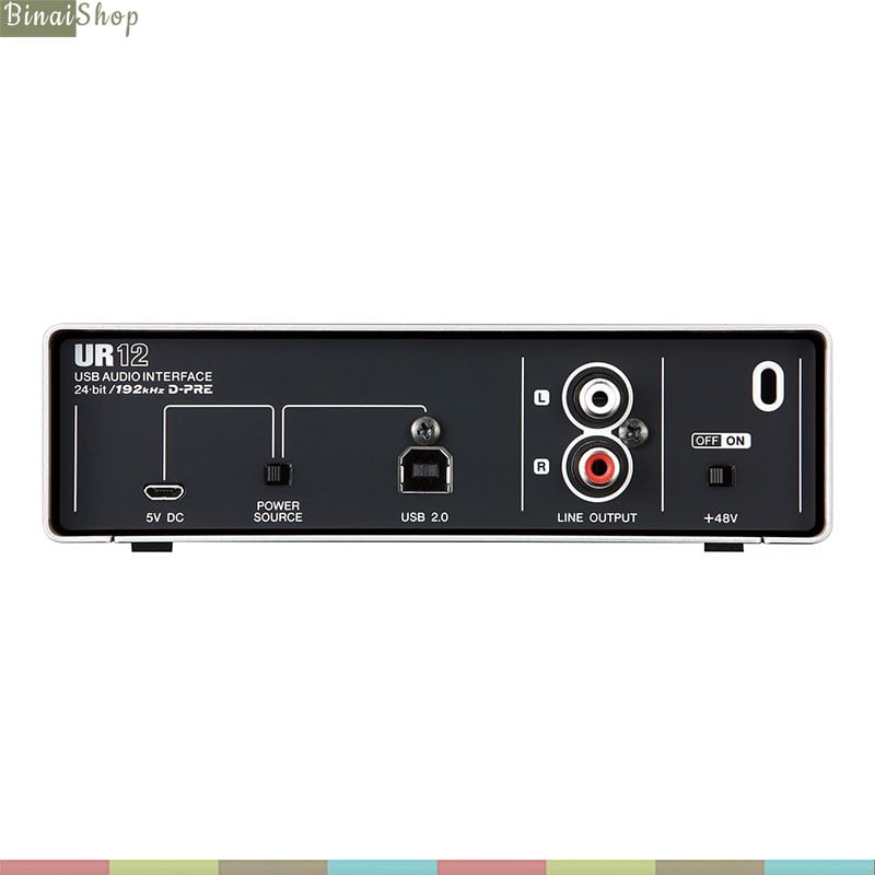 Steinberg UR12 - Sound Card USB Thu Âm Chuyên Nghiệp, Phần Mềm Cubase AI Bản Quyền