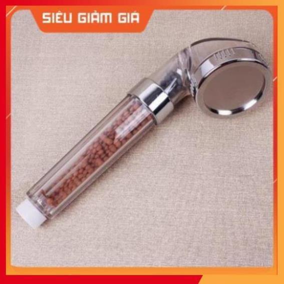 Vòi sen tăng áp loại to 7.7cm có hạt lọc nano - Tặng kèm dây 206802