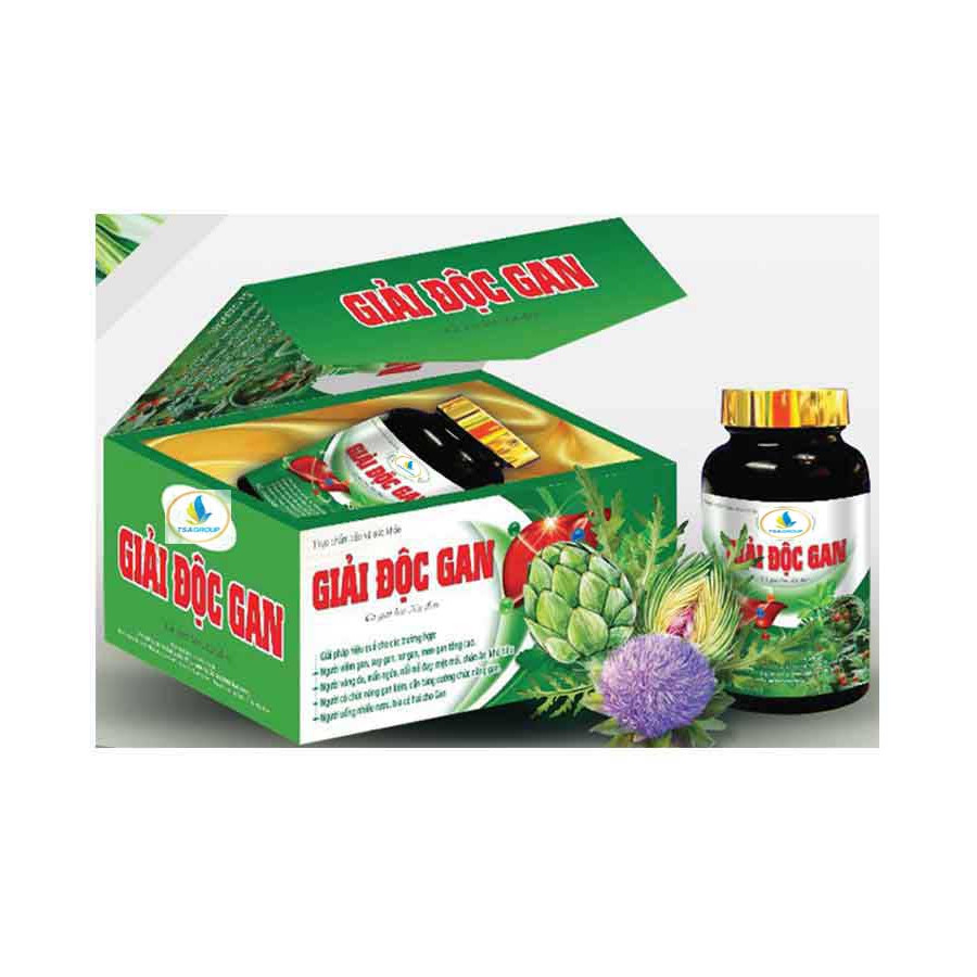 Viên uống bảo vệ gan, đào thải độc tố cho gan Cà Gai Leo Xạ Đen
