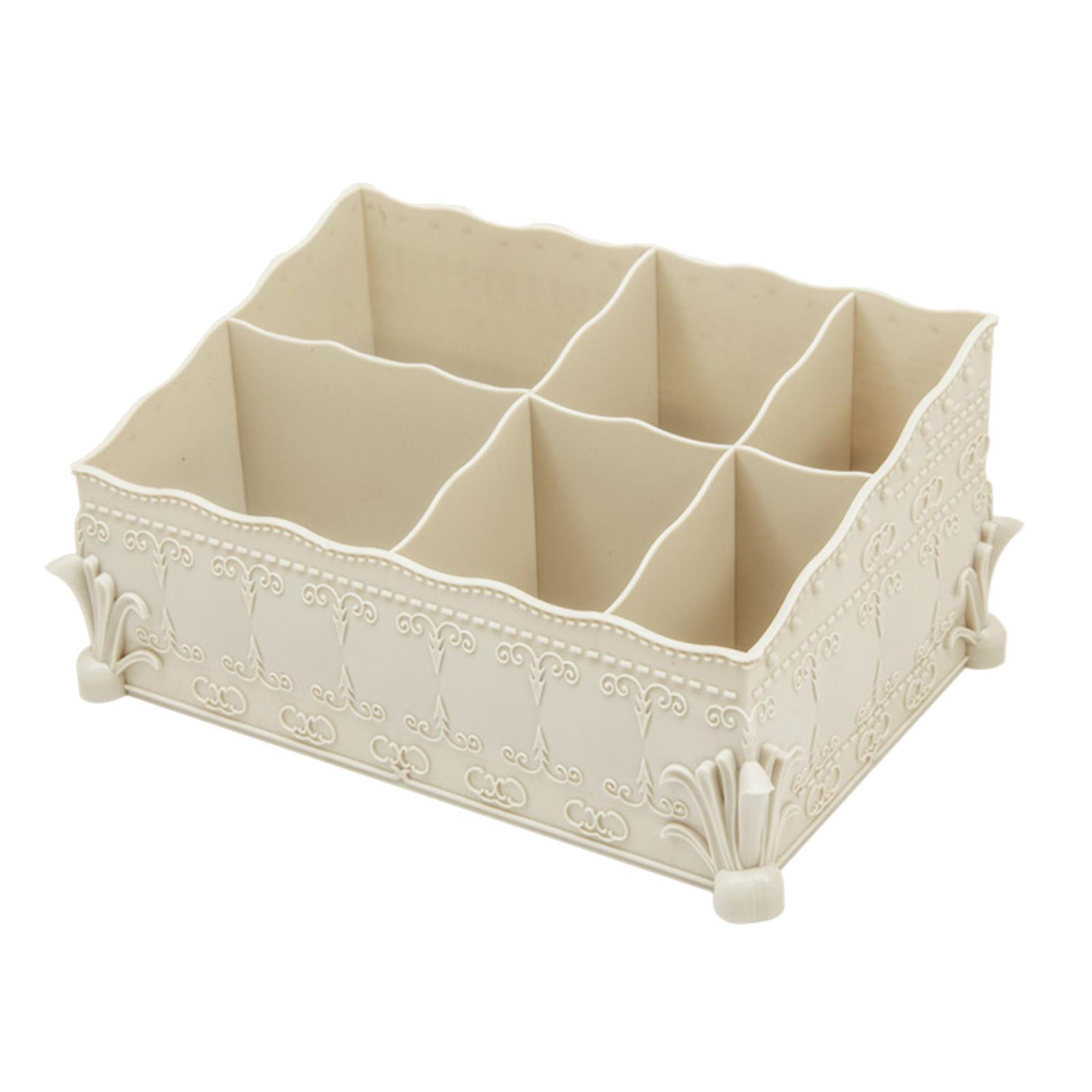 Cosmetic Storage Box Large Capacity Dresser Desktop Organizer for Bedroom Home