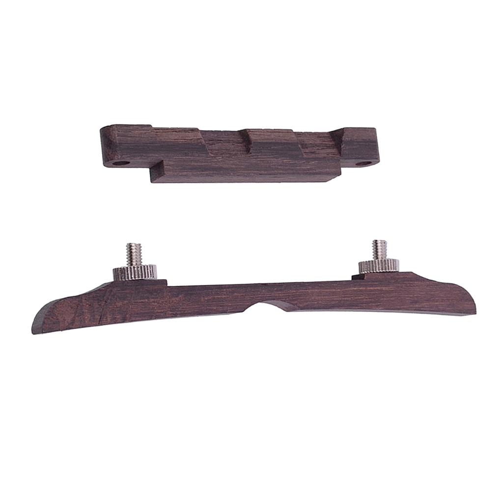 Rosewood Adjustable Mandolin Bridge for Mandolin Banjo Parts Accessories
