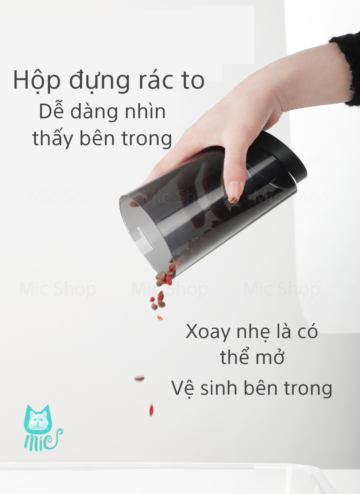 Máy hút lông thú cưng không dây - Thiết bị làm sạch đa năng cầm tay mini cao cấp