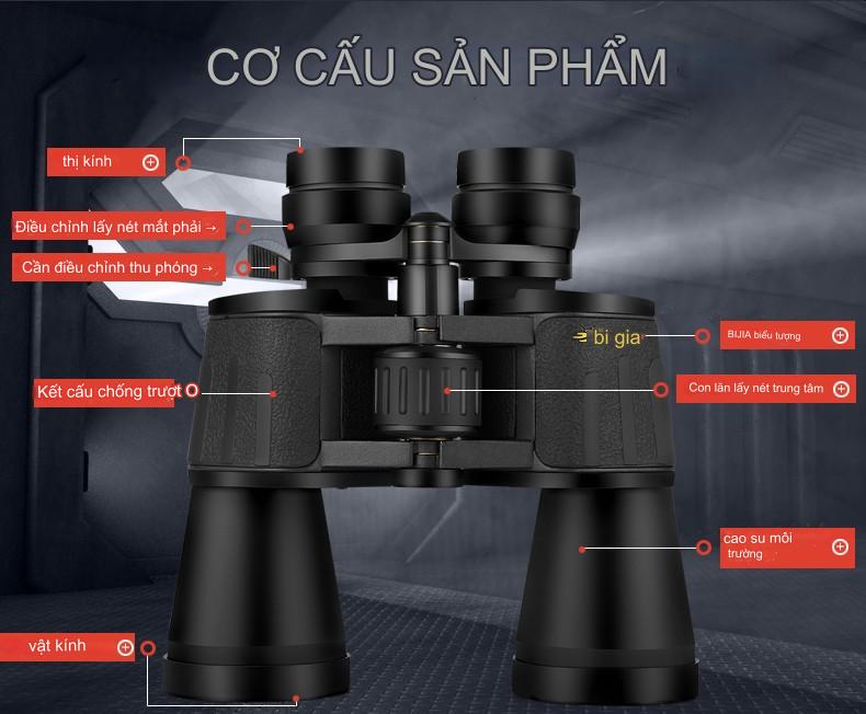 Ống nhòm zoom mới cao cấp 10-120 x 80 Siêu Nét