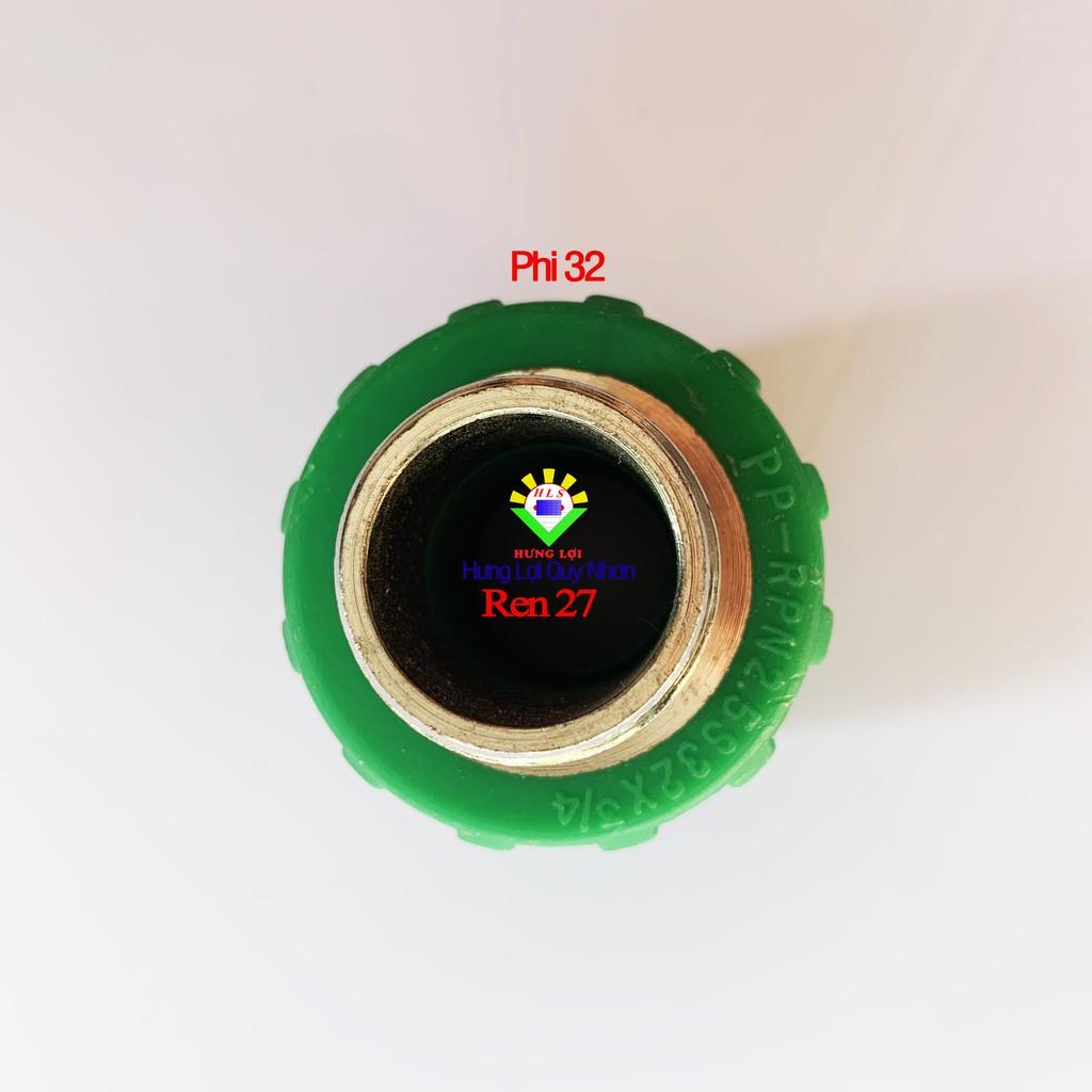 Nối ren ngoài ống nước nóng PPR phi 25 32 - phụ kiện ống nước nóng, lạnh