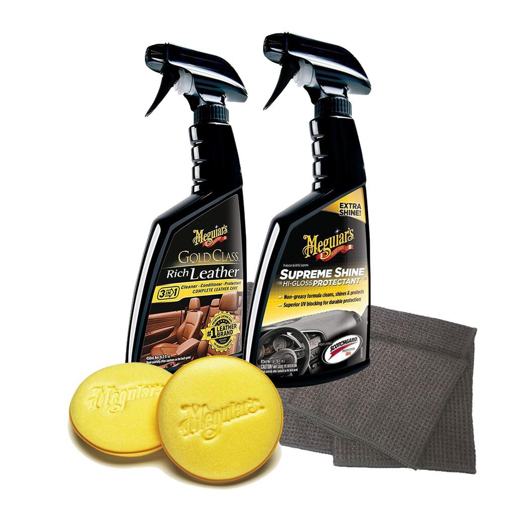 Meguiar's Combo dưỡng nhựa và da nội thất G20104 (4 sản phẩm)