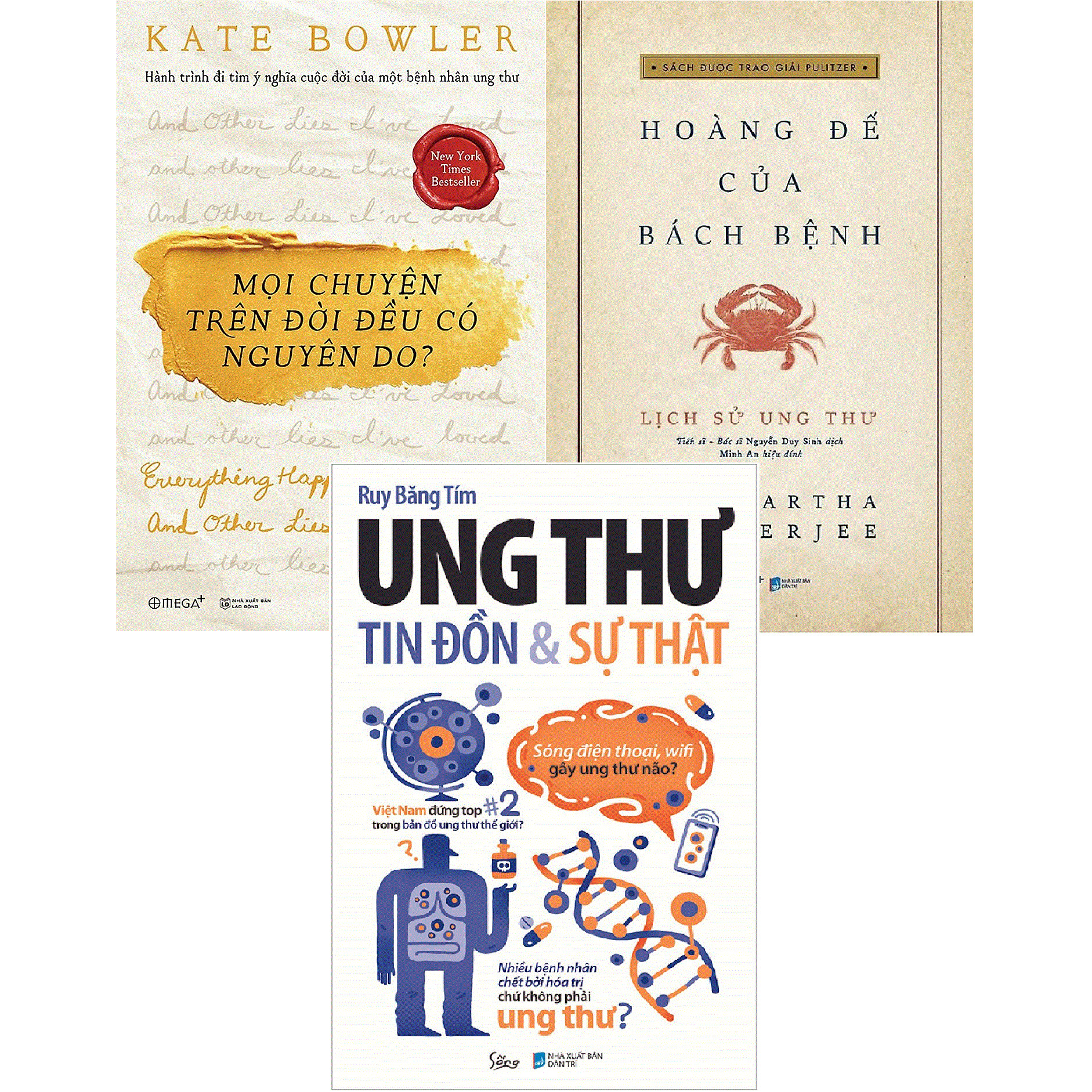 Bộ Sách Hiểu Và Chiến Thắng Bệnh Ung Thư tặng kèm bookmark Sáng Tạo