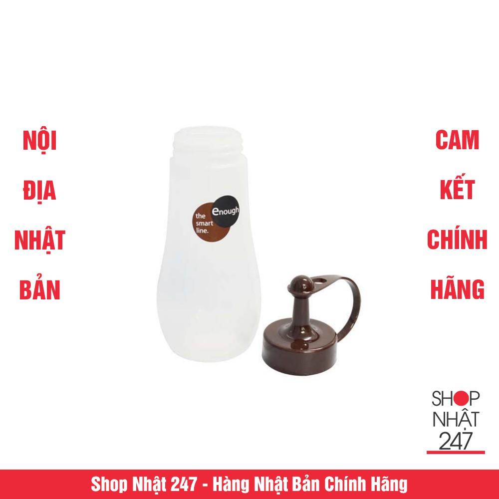 Bình đựng gia vị, nước sốt, nước tương Enough - Nâu Nội địa Nhật Bản