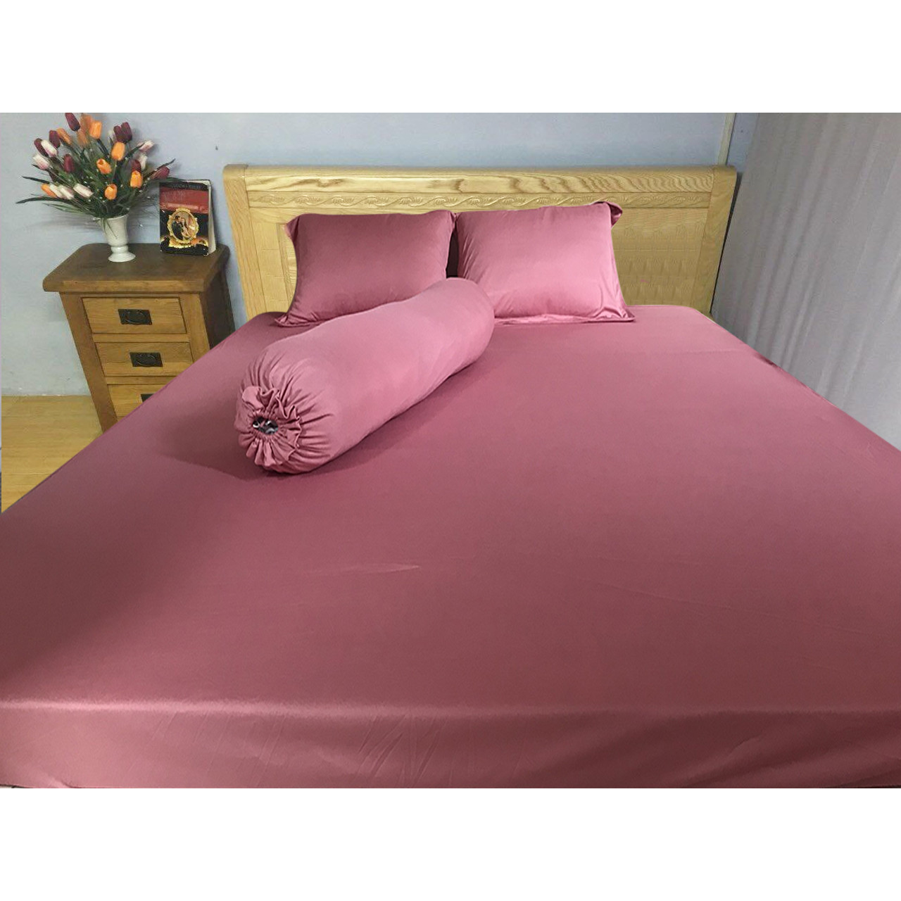 Bộ Ga Gối Thun Lạnh Hàn Quốc – M20