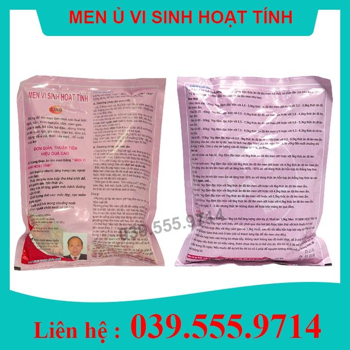 10 Gói Men Ủ Thức Ăn Cho Động Vật 500gram - Giúp làm chín thức ăn không cần đun