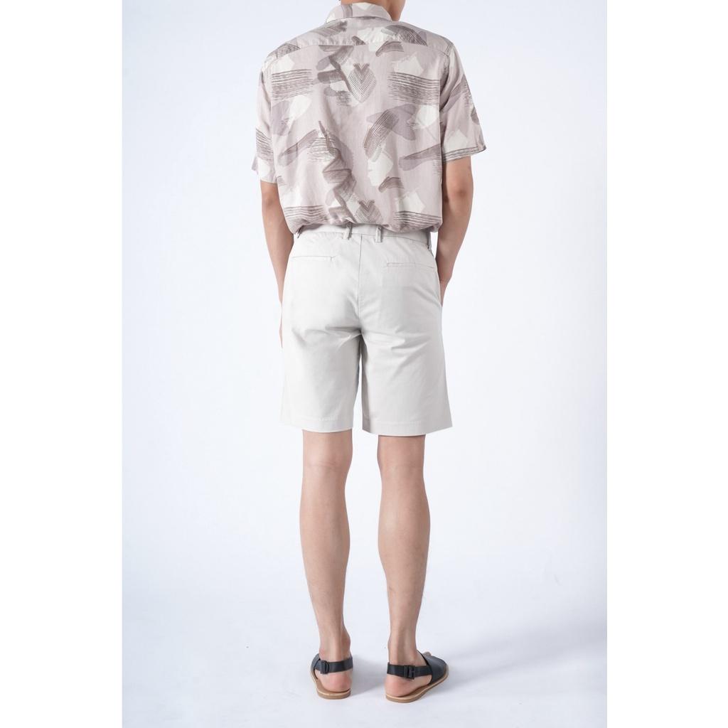 QUẦN SHORT KAKI rã thân trước. STRAIGHT FORM - 10S21PSH010 LASTORE MENSWEAR