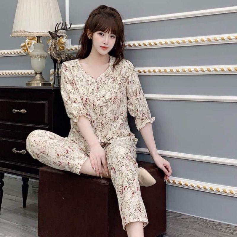 Set pizama đũi lạnh cao cấp