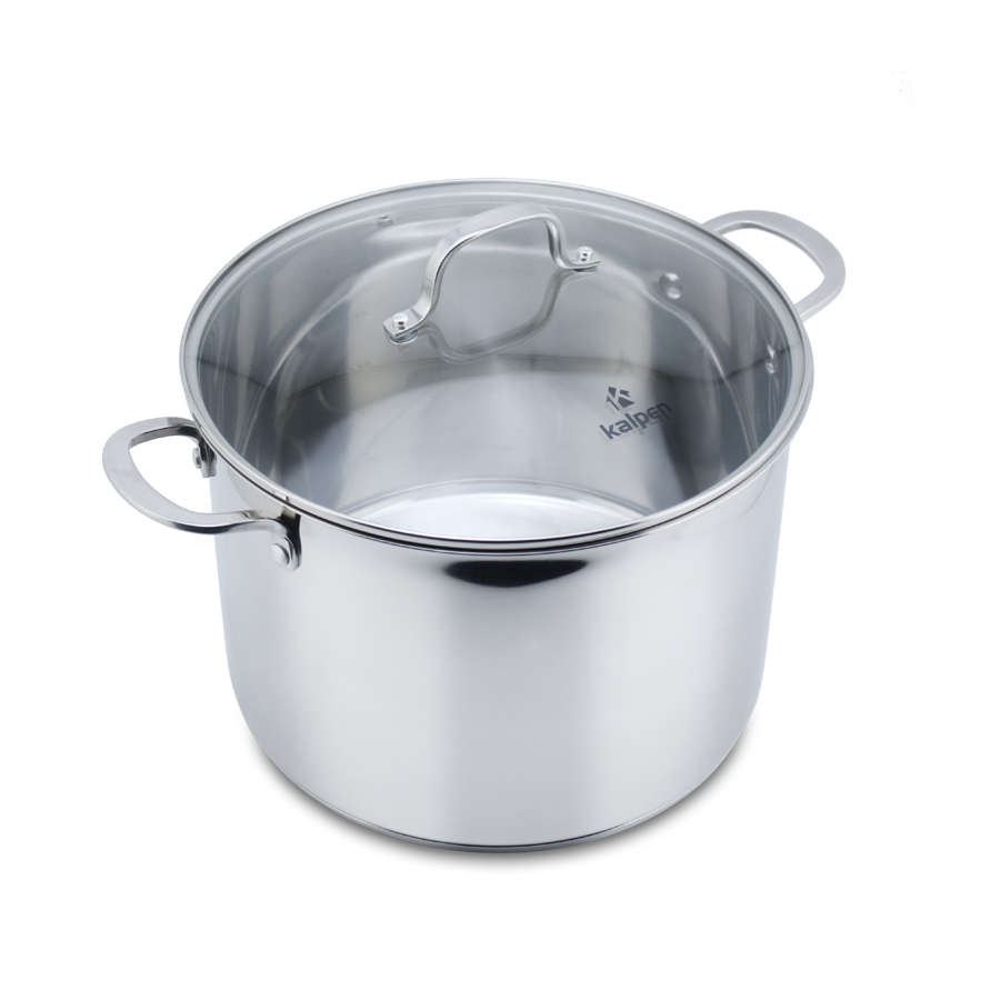 Nồi luộc gà Inox 304 cao cấp 5 đáy Kalpen size 28cm