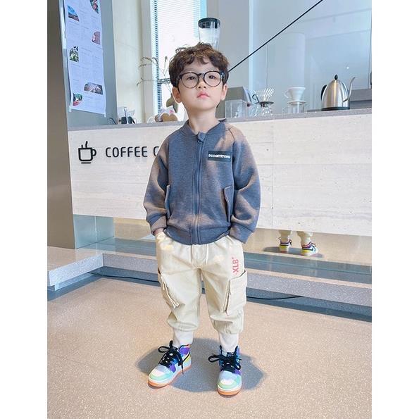 IAK50 Size90-130 (9-27kg) Áo khoác bóng chày cá bé trai  Hàng Quảng Châu Thời trang trẻ em
