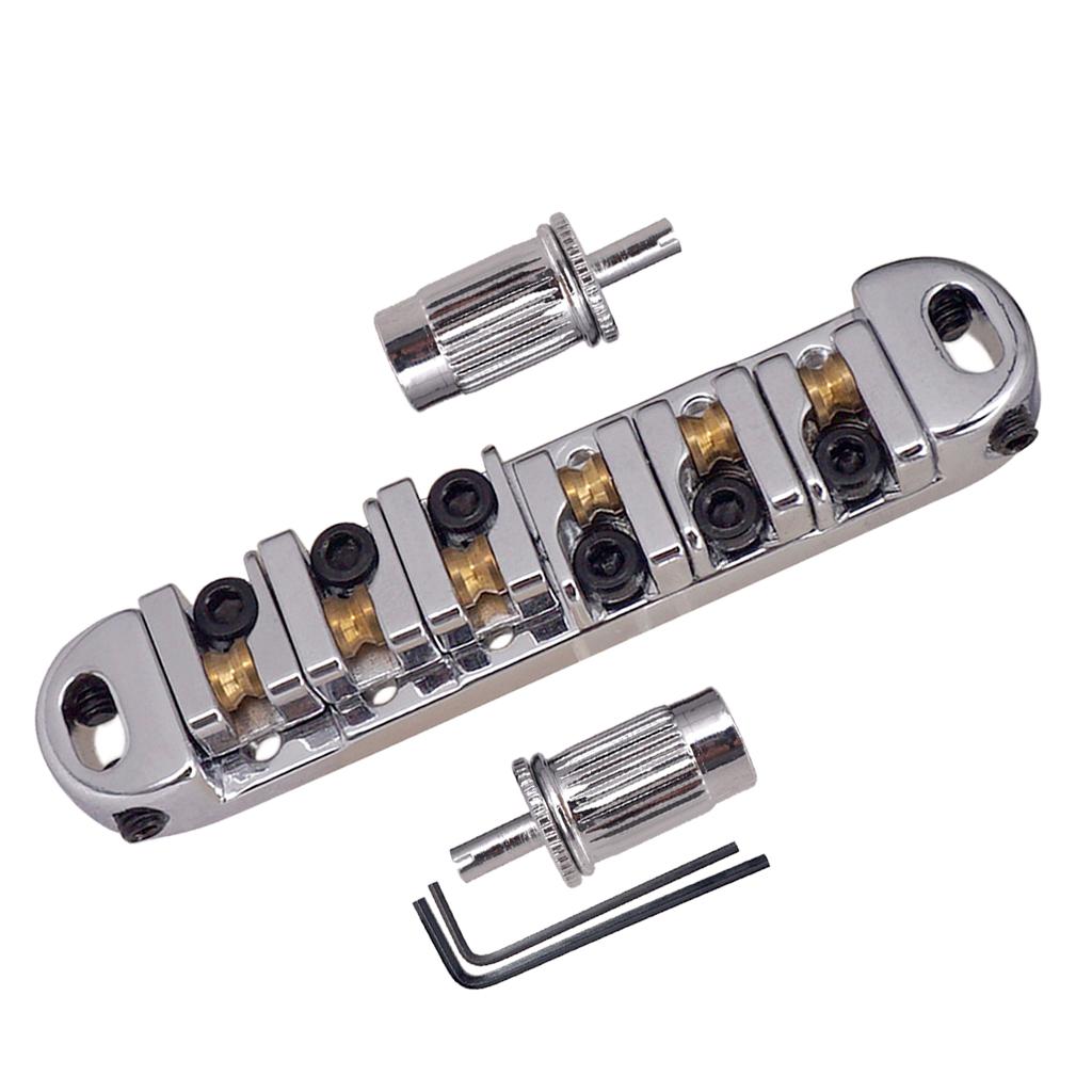 Sunnimix Con Lăn Yên Xe Khóa Cầu Có Cờ Lê Cho Les Paul Đàn Guitar Thay Thế