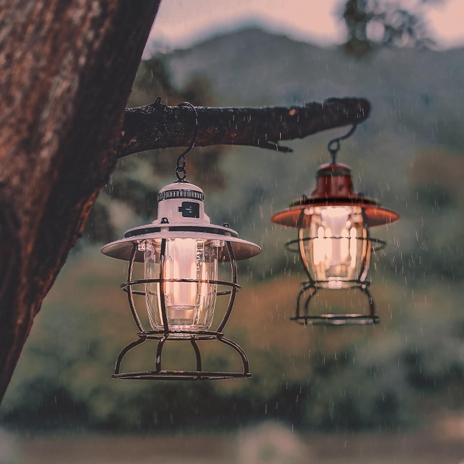 Portable Camping Lantern Light Lamp Rechargeable Hiking