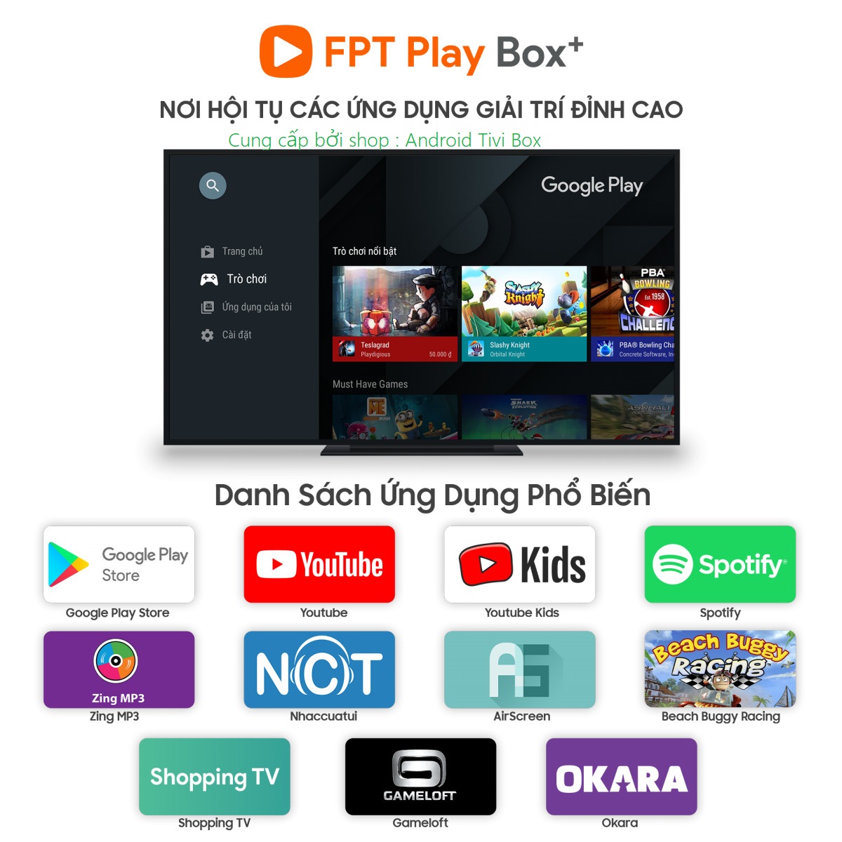 Fpt Play Box 2020 Plus 4K ST550 Android box Smart box Fpt TV Box Fpt 2020 Fpt TV Box 2020 Android TV Box 10 Đầu thu Fpt Box 2020 Tivi Box giọng nói - Chính Hãng - Tặng chuột không dây