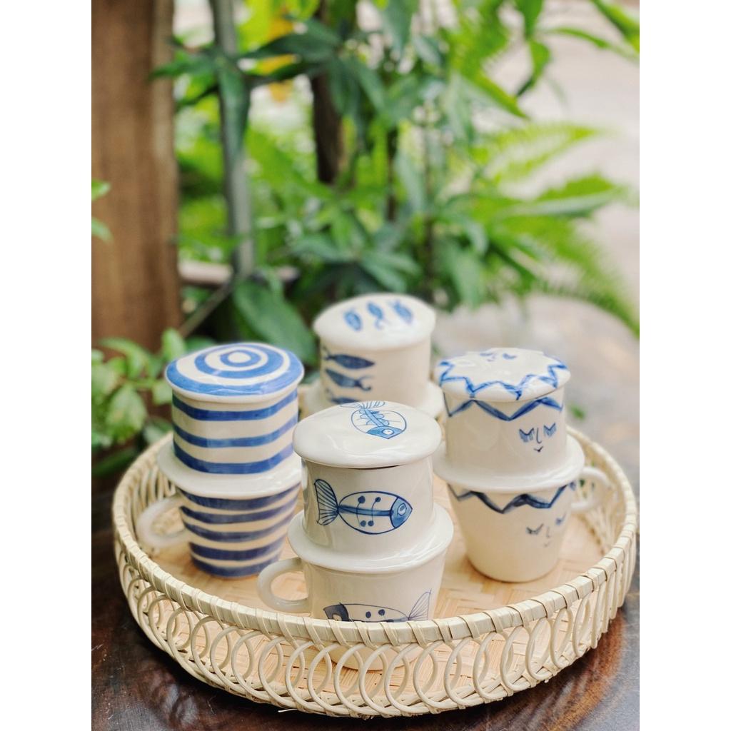 Set Phin Pha Coffee/Cà Phê Gốm Sứ - Gốm Sứ Huấn Hải