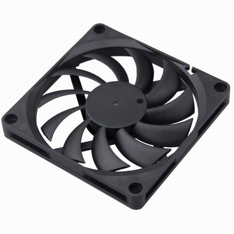1 Pieces Gdstime 80mmx80mmx1mm Cooling Fan 80mm x 1mm DC 11V 3Pin Three Wires For PC CPU Case Cooler 801