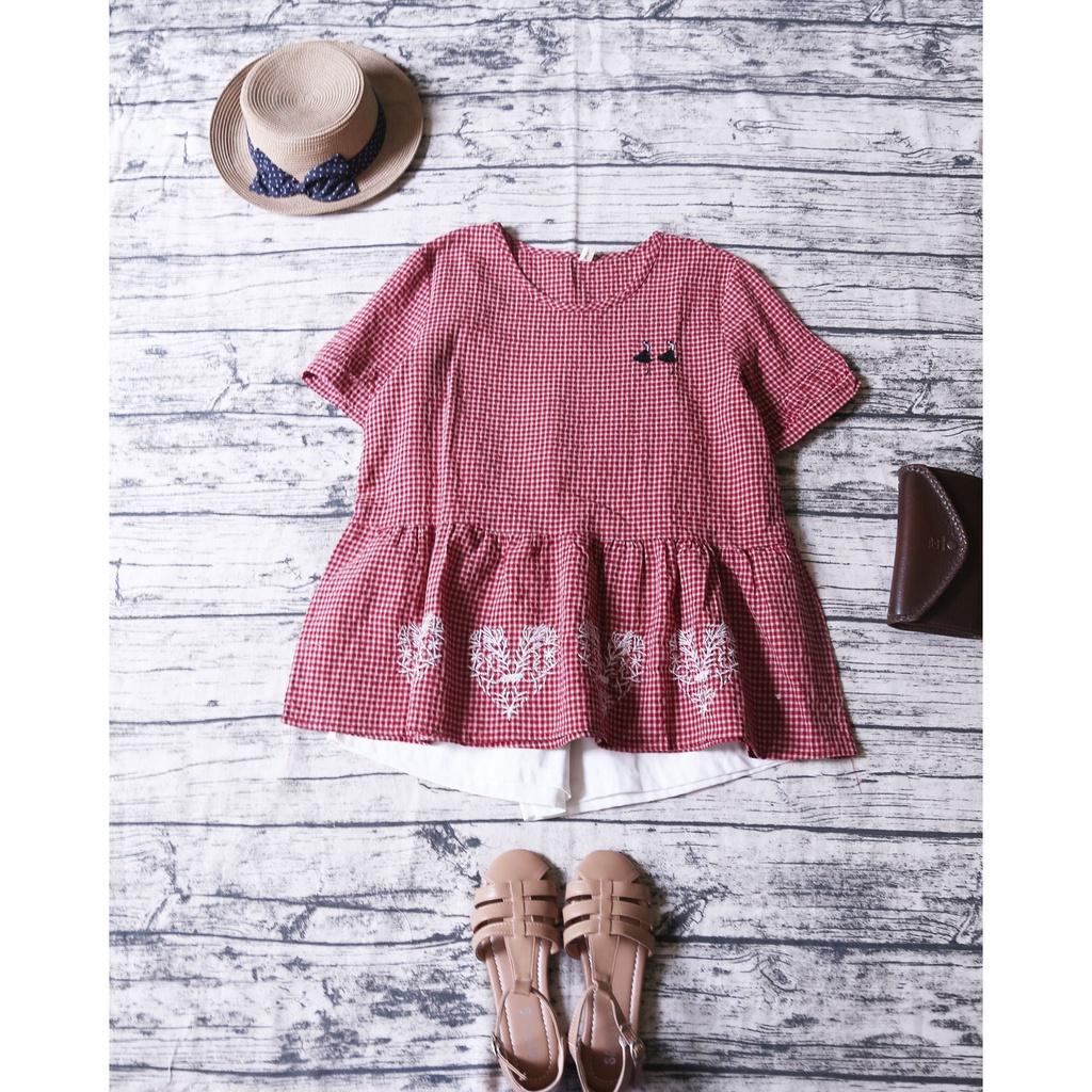 ÁO BABYDOLL THÊU FOM RỘNG