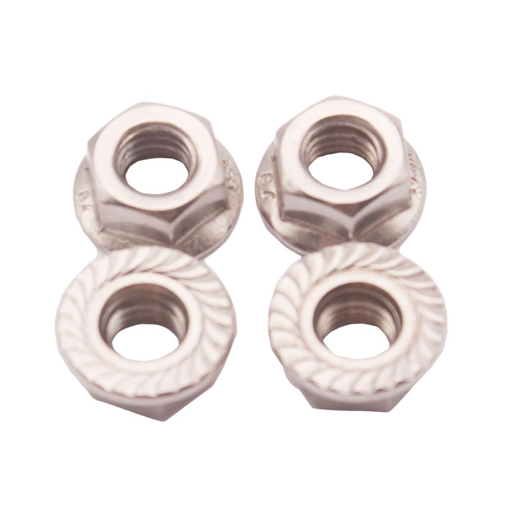 4Set 304 M8X1.25 Stud & Flange Nuts for T25 T28 Turbo Exhaust System
