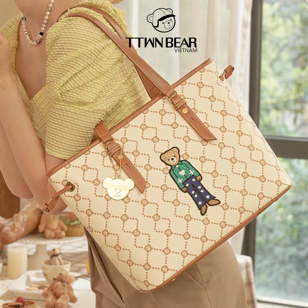 Túi xách da nữ đeo chéo thời trang công sở kèm túi nhỏ xinh TTWN BEAR - TN1757