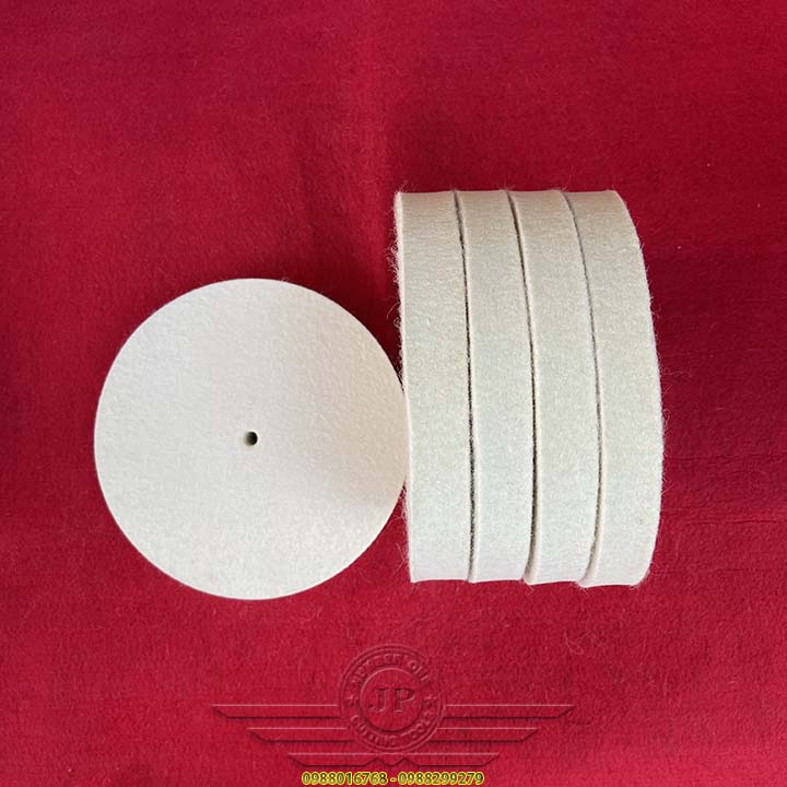 Nỉ Lông Cừu Đánh Bóng Gương Inox  Ø200X25XØ10