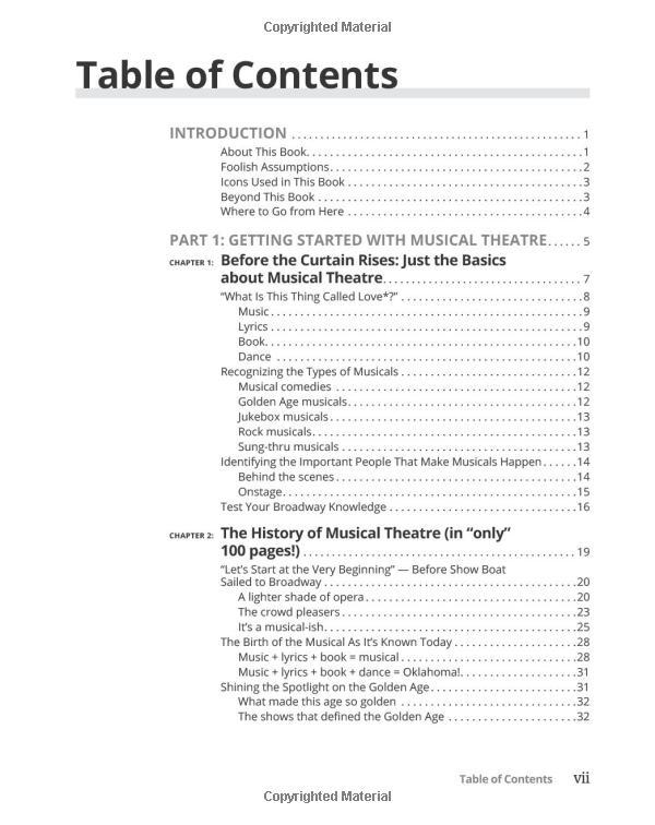 Sách ngoại văn: Musical Theatre For Dummies