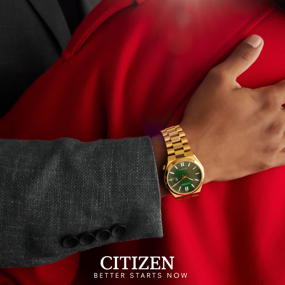 Đồng Hồ Nam Citizen Tsuyosa Dây Thép Không Gỉ Máy Cơ-Automatic NJ0152-51X - Mặt Xanh (Sapphire)