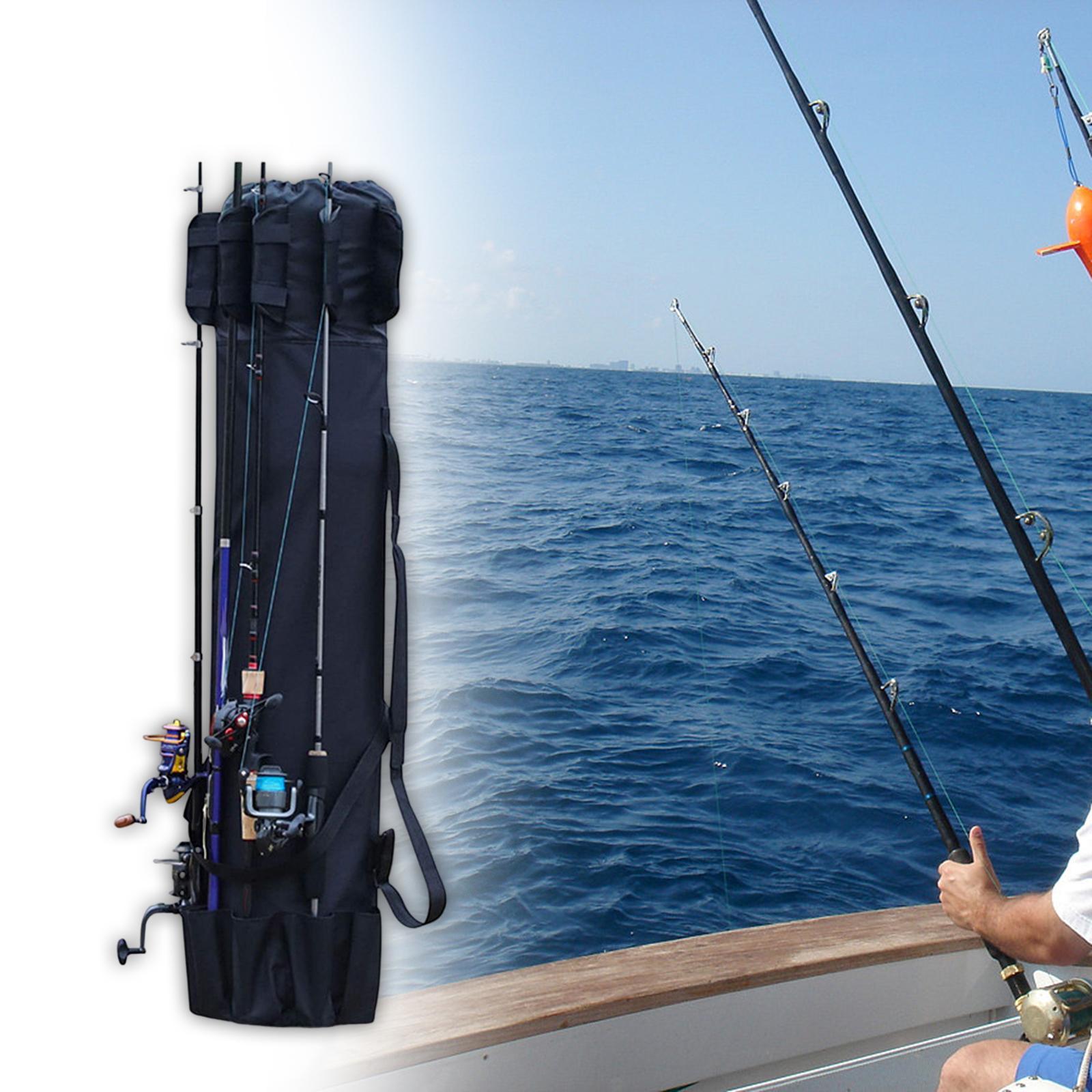 Fishing Rod Case Fishing Reel Organizer Bag Outdoor Travel Fishing Pole Case