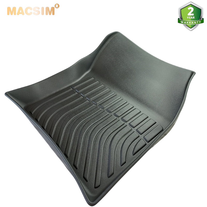 Hàng loại 2 Thảm lót sàn xe ô tô Toyota Cross 2020 - tới nay  chất liệu TPE thương hiệu Macsim màu đen