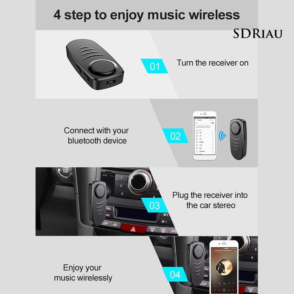 Thiết Bị Nhận Tín Hiệu Âm Thanh Bluetooth 5.0 Qcdz_J19 Cho Xe Hơi