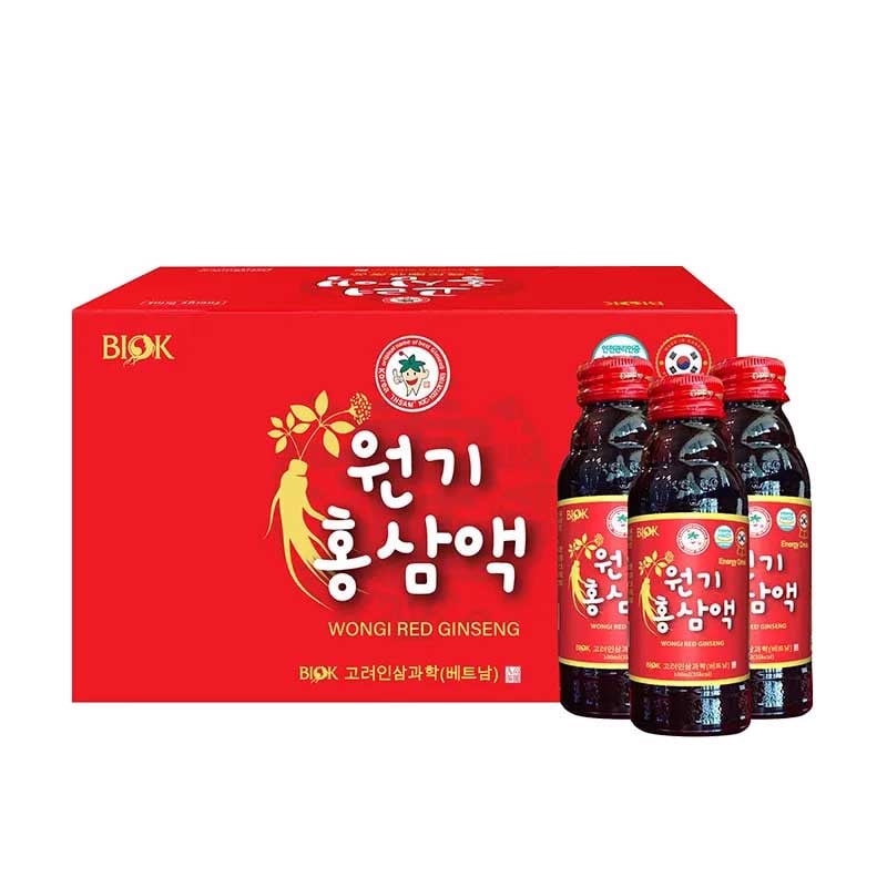 Nước Hồng Sâm WonGi Dạng Chai 100ml x 10 chai