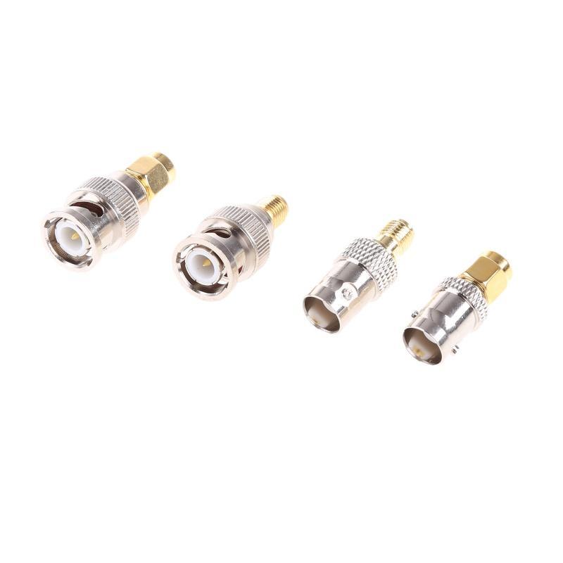 Bộ 4 Đầu Nối SMA Sang BNC Cho Radio Cầm Tay