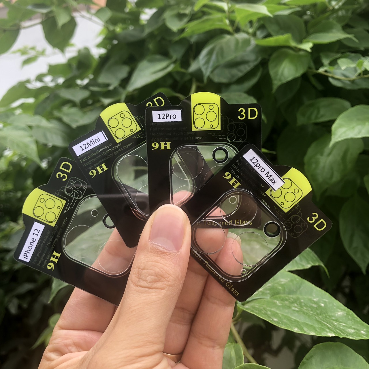 Cường Lực Camera 9H Dành Cho iPhone 12, 12 Mini, 12Pro, 12Pro Max - Kèm Bộ Khăn Lau